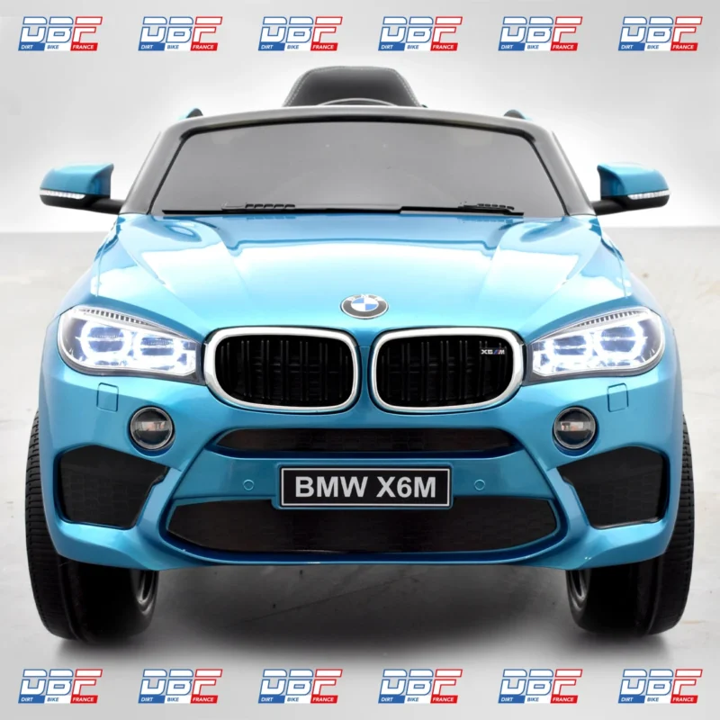 Voiture enfant électrique bmw x6m 1 place Bleu, Dirt Bike France - Photo N°5