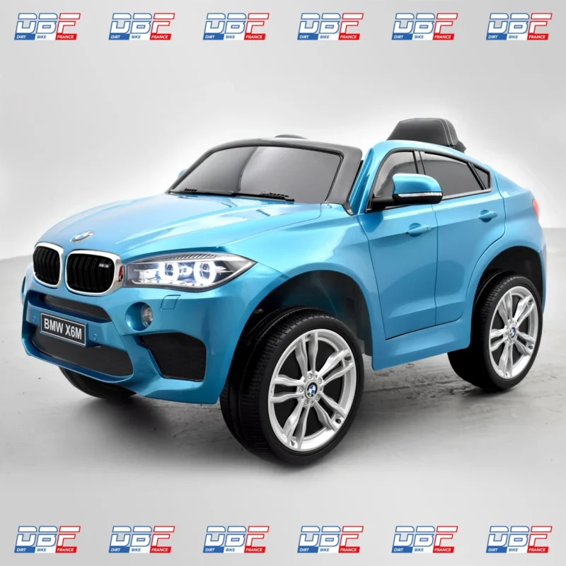 Voiture enfant électrique bmw x6m 1 place Bleu, Dirt Bike France - Photo N°6