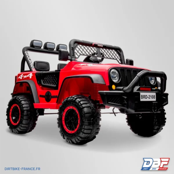 Voiture enfant électrique jeep geoland sport Rouge, photo 2 sur Dirt Bike France