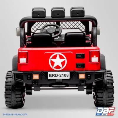 Voiture enfant électrique jeep geoland sport Rouge, photo 5 sur Dirt Bike France