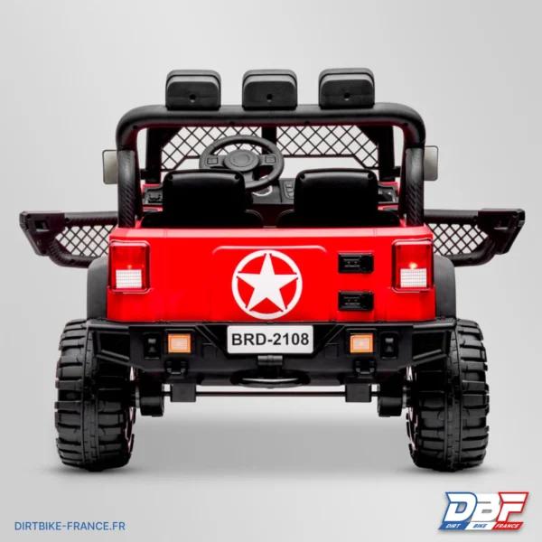 Voiture enfant électrique jeep geoland sport Rouge, photo 6 sur Dirt Bike France