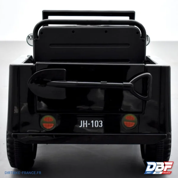 Voiture enfant électrique jeep willys 1 place Noir, photo 3 sur Dirt Bike France