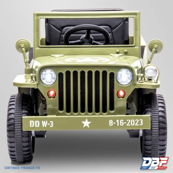 Voiture enfant électrique jeep willys 1 place Sable, photo 2 sur Dirt Bike France
