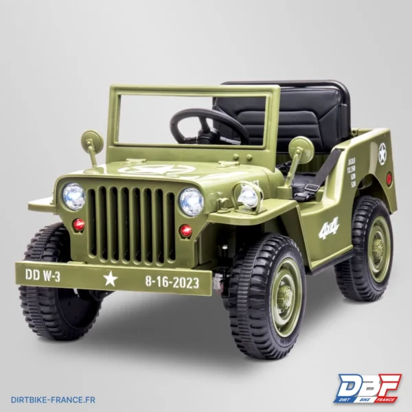 Voiture enfant électrique jeep willys 1 place Sable, photo 3 sur Dirt Bike France