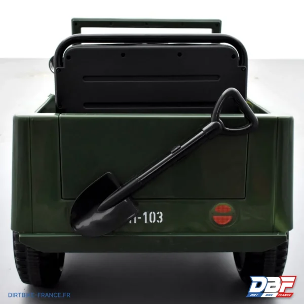 Voiture enfant électrique jeep willys 1 place Vert, photo 3 sur Dirt Bike France