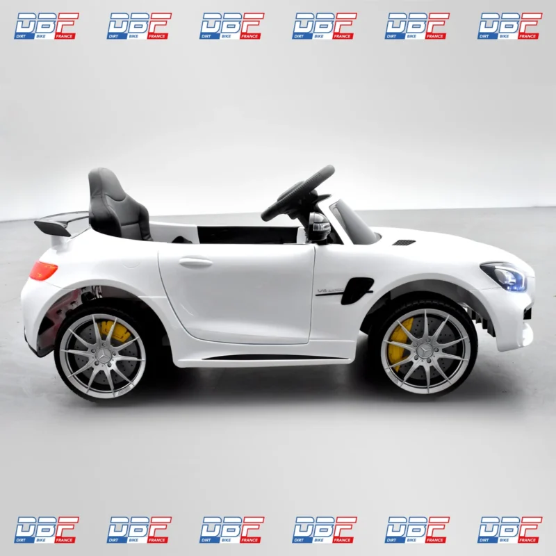 Voiture enfant électrique mercedes amg gtr 12v Blanc, Dirt Bike France - Photo N°9