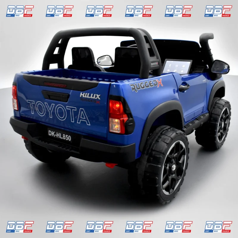 Voiture enfant électrique toyota hilux 24v 2 places Bleu, Dirt Bike France - Photo N°5