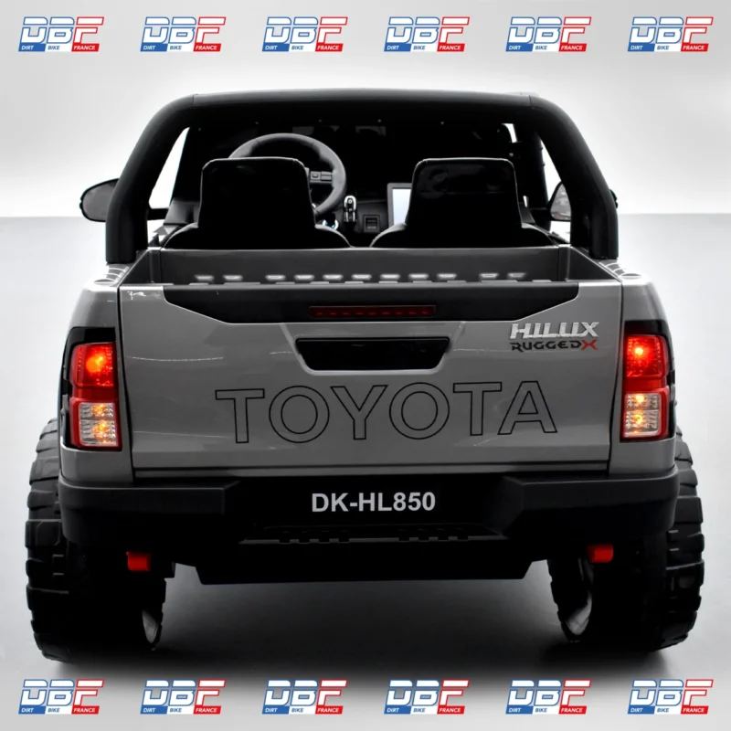 Voiture enfant électrique toyota hilux 24v 2 places Gris, Dirt Bike France - Photo N°2