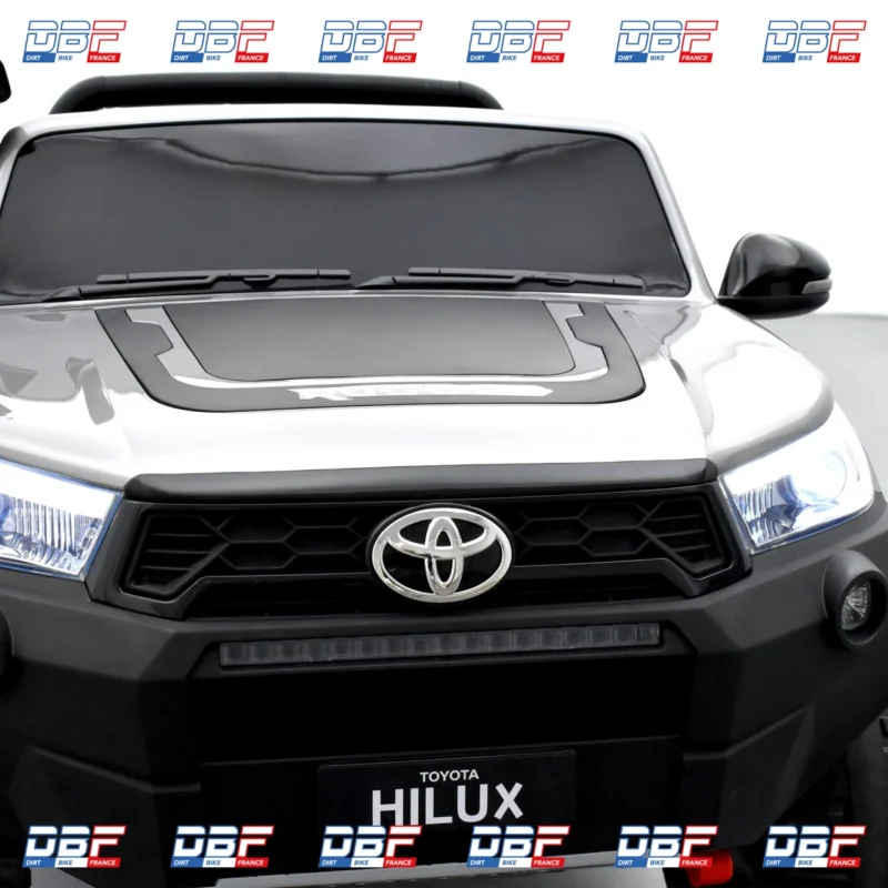 Voiture enfant électrique toyota hilux 24v 2 places Gris, Dirt Bike France - Photo N°8