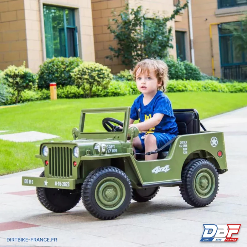 Voiture mini JEEP 12V 1 place, Sable, Dirt Bike France - Photo N°1